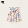Ropa para Niñas Yingsibo, Vestido de Verano, Vestido Dopamina sin Mangas, Vestido Delgado de Algodón para Niñas