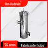 Pré-filtro filtro de segurança em aço inoxidável tratamento de água filtro de precisão 316 filtro de segurança de primeira classe