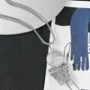 Aro de Baloncesto Popular de Venta Cruzada Colgante Personalizado Hip-Hop Europeo y Americano Collar Creativo Comercio Electrónico Transfronterizo Joyería Nueva Deportes