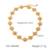 Collar Combinado de Acero Inoxidable Transfronterizo Europeo y Americano Collar de Lujo Accesible de Alta Gama Estilo Ins Collar Retro Personalizado de Oro de 18 Quilates para Mujer