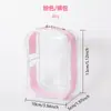 Bolsa para Bebé de 13 cm Bolsa con Colgante Transparente Cuadrada de PVC Bolsa para Guardar Muñecas Bolsa de Dolor de Muñeca de Juego Moderna Muñeca Pequeña Bolsa con Colgante