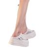 Zapatillas de casa de malla Jinbukang CM con suela gruesa, punta cerrada, para mujer, primavera y verano, versátiles, plataforma pequeña para realzar la altura, mocasines, zapatos de papá