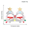 Gafas Navideñas Transfronterizas para Adultos y Niños, Regalos de Navidad, Tela Estampada en Oro, Caja de Regalo de Árbol de Navidad, Monturas de Gafas para Fiesta