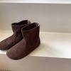 Sapatos Infantis de Couro Genuíno Fosco, Botas Martin Infantis, Botas para Meninas, Botas Curtas para Meninos, Botas Individuais para Bebês, Botas Curtas para Meninas, Couro Genuíno