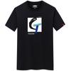 Nova camiseta masculina de verão, moda de marca, meia manga, casual, solta, de algodão, manga curta, top masculino, âncora com mercadorias
