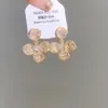 Pendientes Redondos Plegados con Borlas Tachonados de Pedrería Estilo Retro Europeo y Americano, de Moda y Versátiles, con un Toque de Lujo Ligero y de Alta Gama