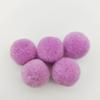 En stock bola de lana kaisimi 2cm redonda bola de mirto cera bola de pelo diy accesorios para el cabello de niños accesorios de ropa para niños bola de pelo