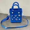 Bolsa Portátil de Eva para Praia com Furos DIY 2024 Nova Venda Quente de E-commerce Transfronteiriço Bolsa Quadrada Pequena Impermeável para Armazenamento