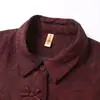 Abrigo de otoño para mujer de mediana edad, nuevo y elegante 2026 para mujeres de mediana edad y mayores, chaqueta de estilo chino con cuello de solapa para primavera y otoño