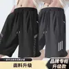Pantalones Casuales de Seda de Hielo para Hombre Verano Versátil Delgados 2026 Nuevos Holgados Rectos de Secado Rápido Pantalones Cortos Pantalones de Cinco Puntos