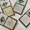 Pegatinas faciales europeas y americanas pegatinas faciales de diamante pegatinas de tatuaje fiesta Amazon acrílico Pegatinas de diamante transfronterizas Pegatinas de diamante de cristal
