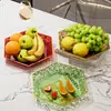Prato de Frutas de Luxo Leve com Toque Sofisticado, Bandeja de Frutas para Uso Doméstico, Bandeja de Doces para Mesa de Centro de Sala de Estar, Bandeja de Exibição de Frutas Secas para Bar KTV