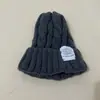 Gorro de Punto Grueso de Color Sólido J110 para Mujer, Estilo Coreano Otoño e Invierno Estudiante Cálido Protector de Orejas de Punto, Gorro Versátil Unisex