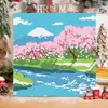 30*30 paisaje de campo pintura al óleo digital DIY pintado a mano escena callejera cafetería pintura decorativa acrílica en stock al por mayor