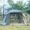 Tienda de Campaña para Exterior Mountain Wolf Flow Sands 5-6 Personas Camping Juego Completo Portátil Impermeable Protector Solar Suministro Original