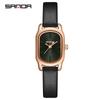 Sanda Nuevo 1104 Reloj de Cuarzo para Mujer Ropa de Moda para Estudiantes Moda Correa Impermeable Banda de Acero Reloj de Pulsera Casual Simple