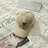 Gorra de Béisbol para Pareja Estilo Coreano con Tema de Amor, Sombrero de Sol Suave para Exteriores, Para Salidas de Primavera y Verano, Aspecto Natural, Sensación de Alta Gama Diaria, Gorra de Pico
