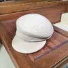 Sombrero de Lana con Pliegues y Visera de Pato para Jóvenes, Sombrero de Fieltro, Gorra de Boina, Sombrero de Caballero, Boina Femenina para Otoño e Invierno