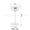 Copo de Cristal Moderno Simples para Cocktail Champagne Taça de Bar Criativa Boca Larga Copo de Cocktail Torre de Casamento