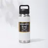 Taza termo de acero inoxidable 304 para viajes transfronterizos, hervidor deportivo de gran capacidad para exteriores, taza de vacío portátil para coche