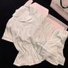 Pijama de Nuevo Estilo para Mujer, Verano Manga Corta Seda de Hielo Jacquard Espiga Gato Kt Dibujos Animados Dulces Lindos Ropa de Casa de Alta Gama