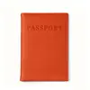 Capa de passaporte criativa em couro PU espessado, porta-passaporte de viagem, PU céu estrelado opcional, proteção essencial para documentos