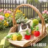 Brinquedo para gato com catnip, formato pequeno de caqui, gadget divertido e autoentretenedor para gatos, com guizo, suprimentos para animais de estimação