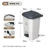 Papelera Grande de Pedal con Tapa y Ruedas Comercial Catering Oficina Dormitorio Exterior Hotel