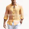 Camisa Impressa em 3D Estação Independente da Amazon Mais Vendida Camisa de Manga Curta para Praia com Lapela Elasticidade em Quatro Direções Suporte Design Personalizado
