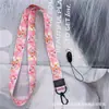 Cuerda de Correa de Dibujos Animados Lina Belle para Teléfono Móvil de 20 mm con Accesorios de Colgante Funda para Teléfono Móvil con Cuerda para el Cuello Linda Portátil