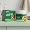 Polvo para Limpiar los Dientes de Mascotas Kriath Cuidado Diario Suave Aliento Fresco para los Dientes de Mascotas Perro Gato Universal