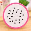 Posavasos Antideslizante Aislado Creativo de Frutas Posavasos de Goma Suave Pvc Antideslizante Anti-Escaldante Mantel Individual Posavasos