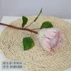 Tela de Seda Artificial de Nuevo Estilo, Flores Decorativas para el Hogar de Estilo Chino y Europeo con Colores Vibrantes, Gama Completa de Colores, Flores Grandes de Terciopelo