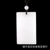 Jade blanco de jade de seda dorada de Xinjiang hebilla de la paz colgante tarjeta de nada flor de magnolia para hombres y mujeres colgante de gota de agua de loto al por mayor