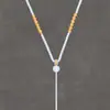 Colar com pingente banhado a ouro feito à mão com fio fino para mulheres, adequado para pingentes de jade ou Buda
