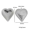 Pendantes Grandes Retro Europeos y Americanos de Acero Inoxidable con Cara Sonriente, Corazón Solar, Luna para Collares y Pendientes DIY, Accesorios de Joyería de Acero de Titanio