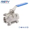 Acero Inoxidable Acero al Carbono Tres Piezas 3 Piezas Válvula de Bola Q11F-16 Venta Directa de Fábrica Rosca Personalizada Soldadura a Tope Soldadura por Socket Válvula de Bola