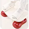 Taburete de pie para inodoro de color contrastante de lujo ligero, reposapiés auxiliar ergonómico para inodoro, taburete de plástico antideslizante para agacharse para baño