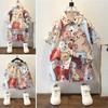Traje de niño Verano Ropa de Verano Estilo Oeste para Niños Nueva Moda Ropa Guapa para Bebé Ropa de Calle Popular de Celebridad de Internet Ropa para Niños Delgada