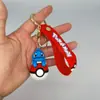 Popular Creativo Anime Japonés Pokemon Charmander Elfo Bola Colgante Estéreo para Bolsa Llavero Colgante Pequeño