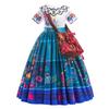 Vestido de princesa Magic Full House Encanto 2023 com bolsa para performance em festival infantil