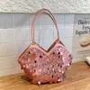 Bolso de Lentejuelas de Nicho de Gran Capacidad 2026 Nuevo Elegante Versátil Bolso de Mano Moda Bolso de Hombro Axila para Mujeres