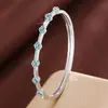 Pulseira de zircônia de nicho transfronteiriça para mulheres, versátil para o trajeto, joia da moda diária, venda direta do fabricante