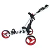 Carro de golf de tres ruedas, carro de golf de aleación de aluminio, carro de golf plegable