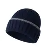 Chapéus de Tricô Outono e Inverno para Homens e Mulheres, Chapéus de Lã Quentes Pulôver para Ciclismo e Esqui ao Ar Livre no Inverno, Chapéus Espessos para Cobrir a Cabeça