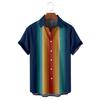 Camisa de animal para hombre estampado de gato samurái talla grande ropa para hombre diario casual manga corta playa AliExpress