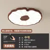 Nueva Lámpara de Techo para Sala de Estar Estilo Chino Creativa Zen Flor de Loto Hoja de Loto Lámpara de Dormitorio Retro Madera Maciza Lámparas de Habitación