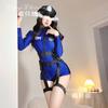 Lencería sexy, uniforme de policía de club nocturno, traje de azafata seductor, estilo europeo y americano, estilo de hermana real, traje de secretaria OL