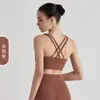 Sujetador Deportivo de Espalda Cruzada a Prueba de Impactos Ropa de Fitness Sujetador Deportivo de Reúne Ropa Deportiva para Fitness Yoga Chaleco Superior