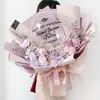 Papel de embrulho para buquê de flores de papel Ouya de duas cores papel de embrulho material de florista diy presente Floral Atacado